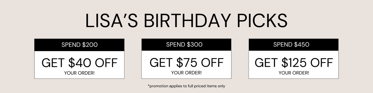 Lisa's Birthday Picks