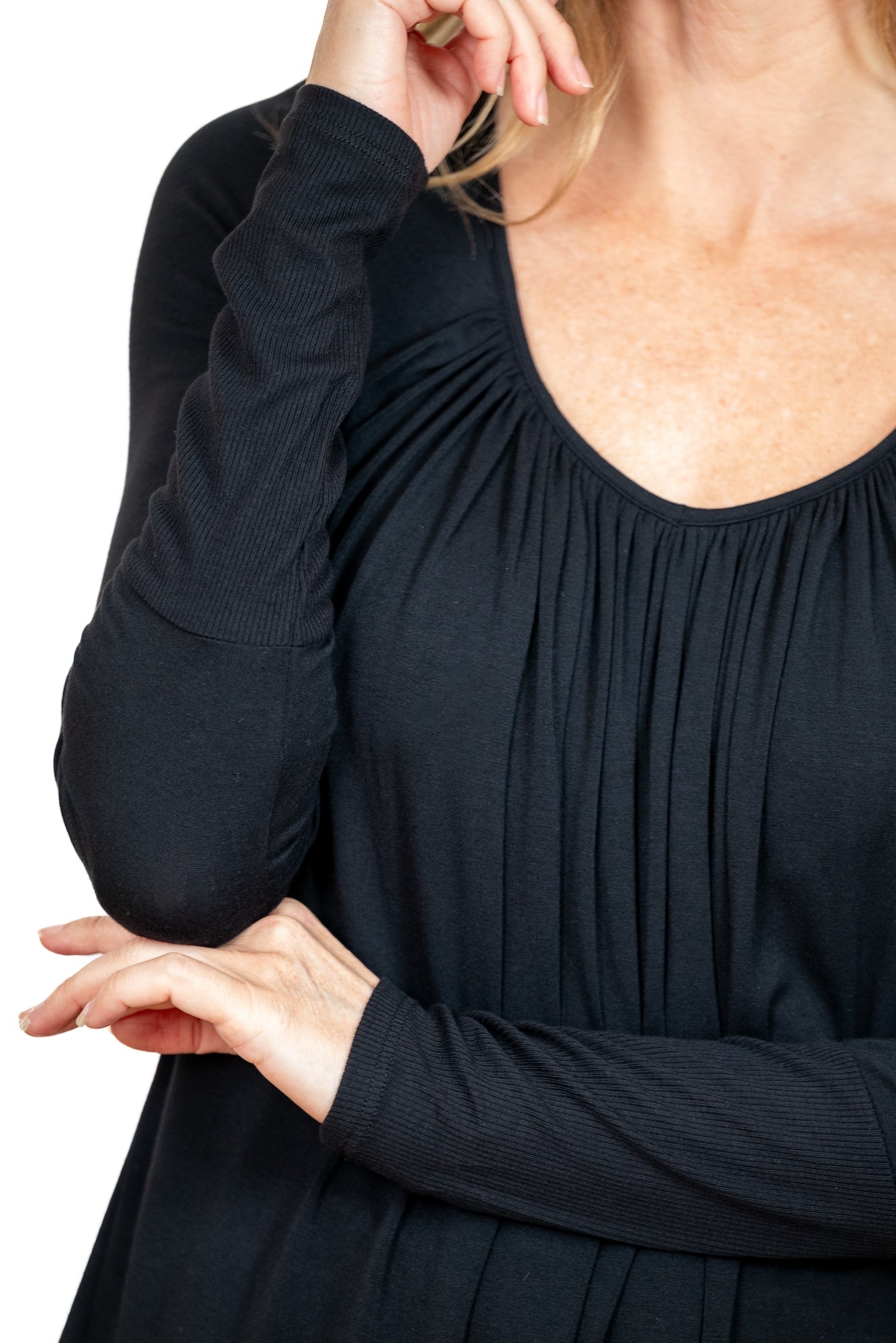Full Moon Top - Bra-Free Long Sleeve with Light Hug® | JJwinks