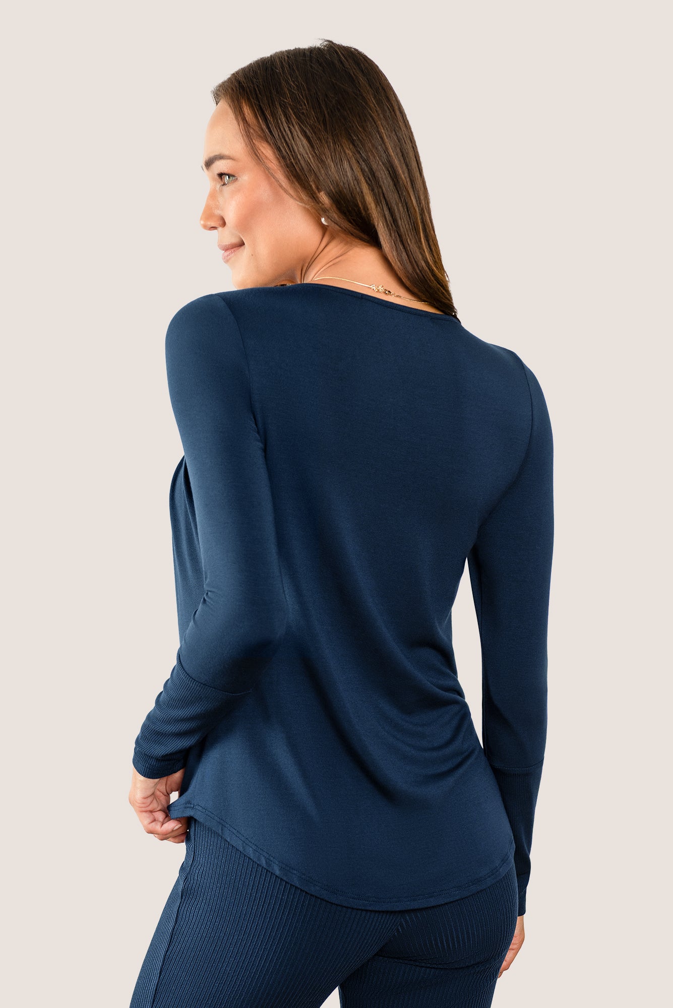 Full Moon Top - Bra-Free Long Sleeve with Light Hug® | JJwinks Full Moon Top - Bra-Free Long Sleeve with Light Hug® | JJwinks