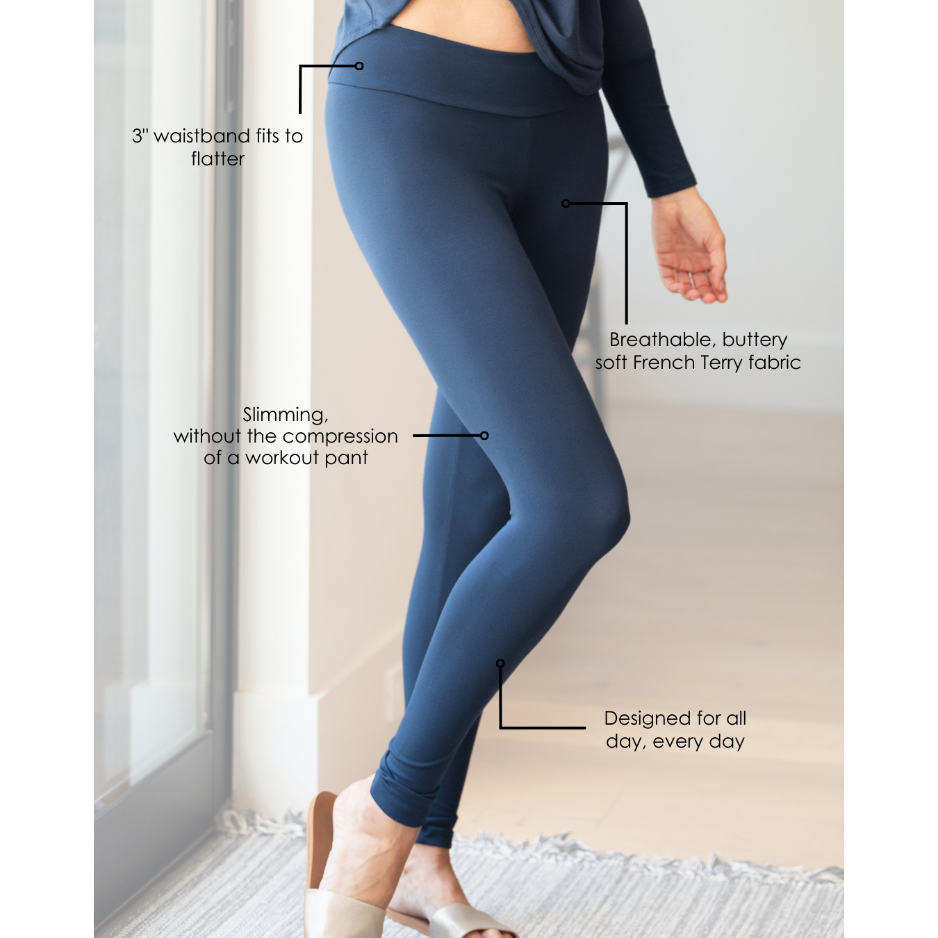 Ultimate Leggings - Soft Non-Compression Lounge Leggings | JJwinks Ultimate Leggings - Soft Non-Compression Lounge Leggings | JJwinks