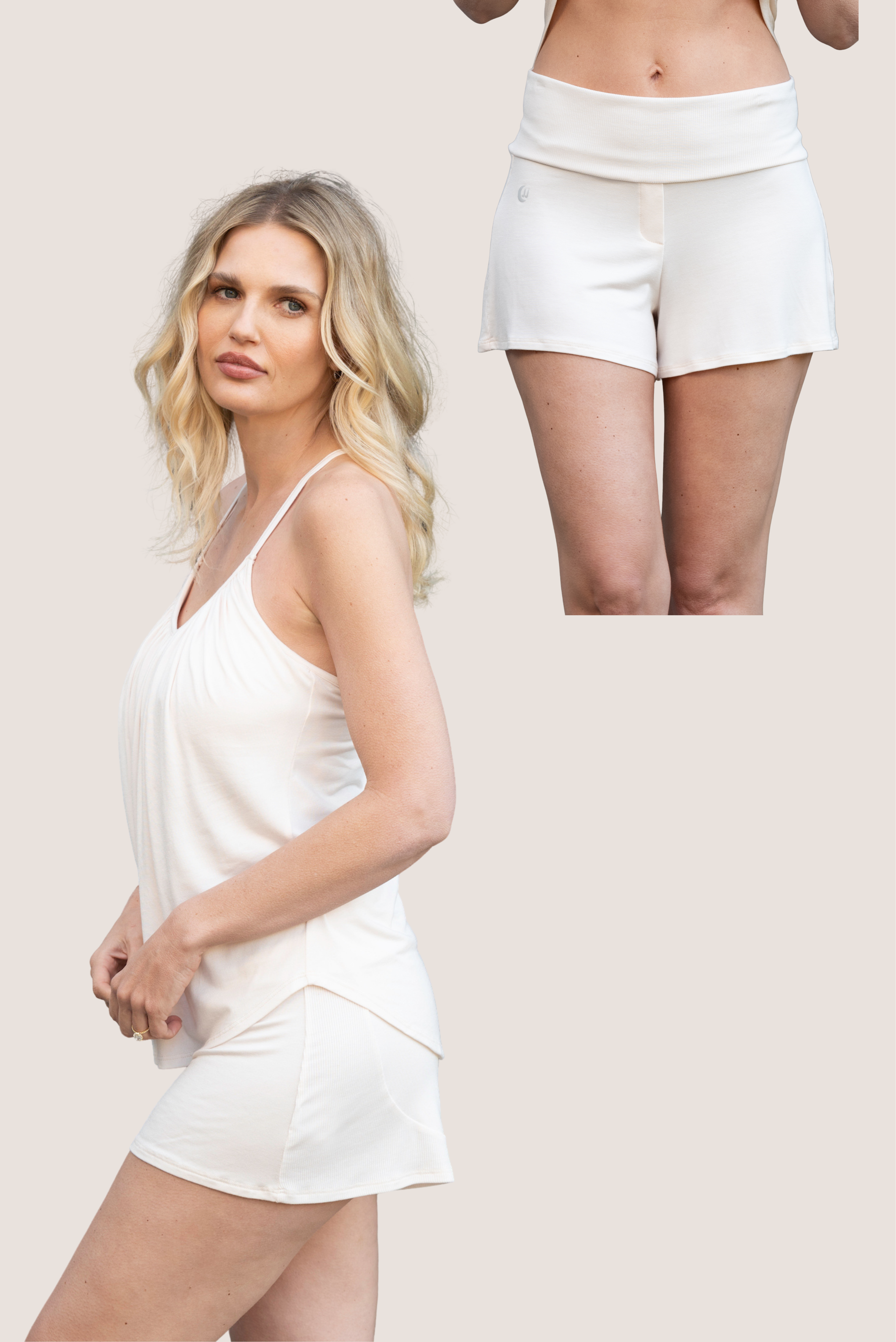Champagne Short Set