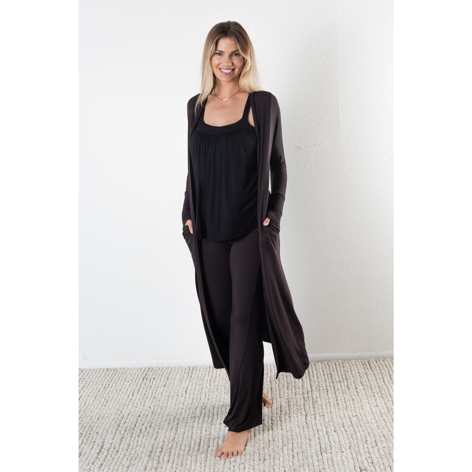 Moonrise Ocean Top ~ Black main image 0